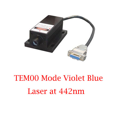 Easy Operating Low Cost 442nm TEM00 Mode Violet Blue Laser 1~15mW